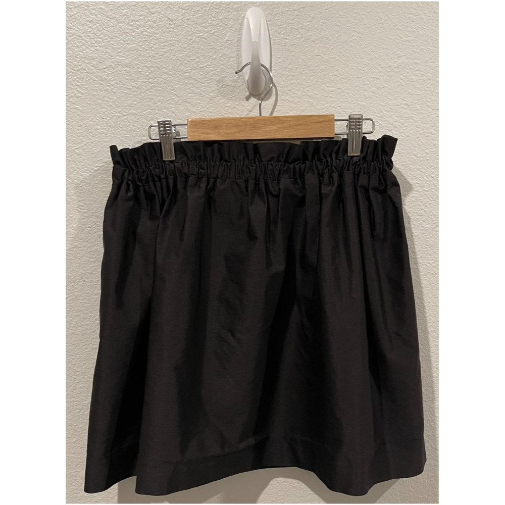 ZARA Black Cinch Waist Mini Skirt